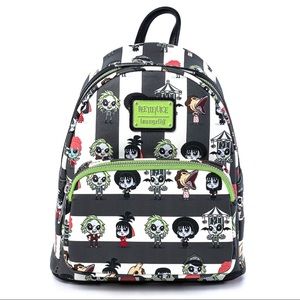 Loungefly Beetlejuice Mini Backpack with tags